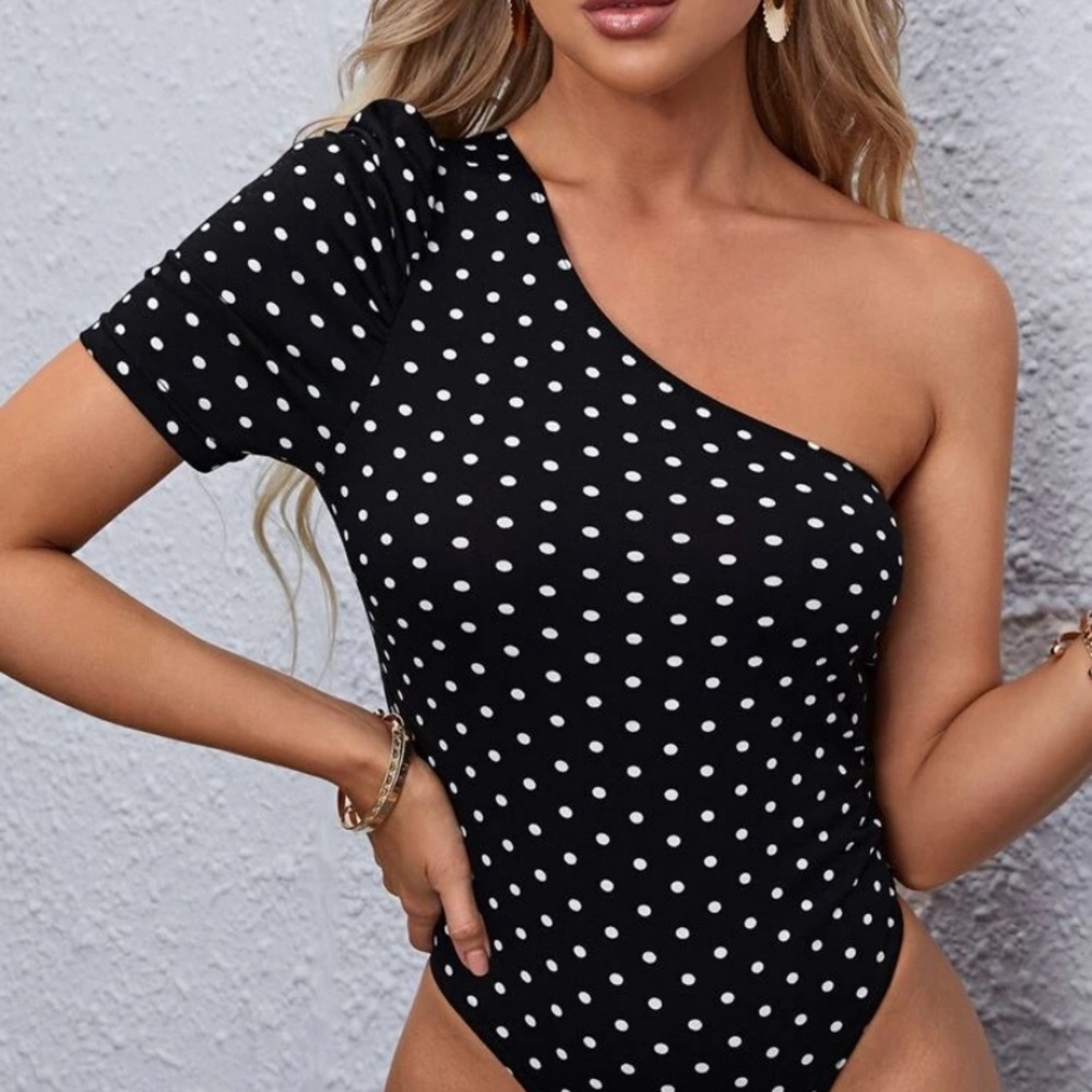 Polka dot one piece